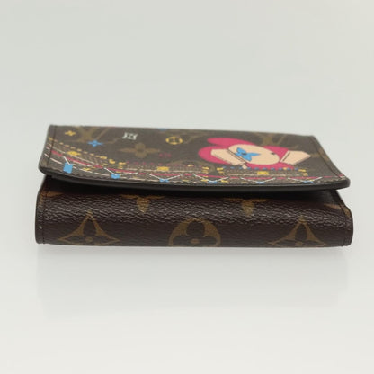 Louis Vuitton Victorine Monogram Vivienne Japan Garden, Brown, Canvas, Wallet