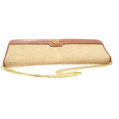 Christian Dior Trotter shoulder bag Leather, Beige, Suede, Shoulder Bag