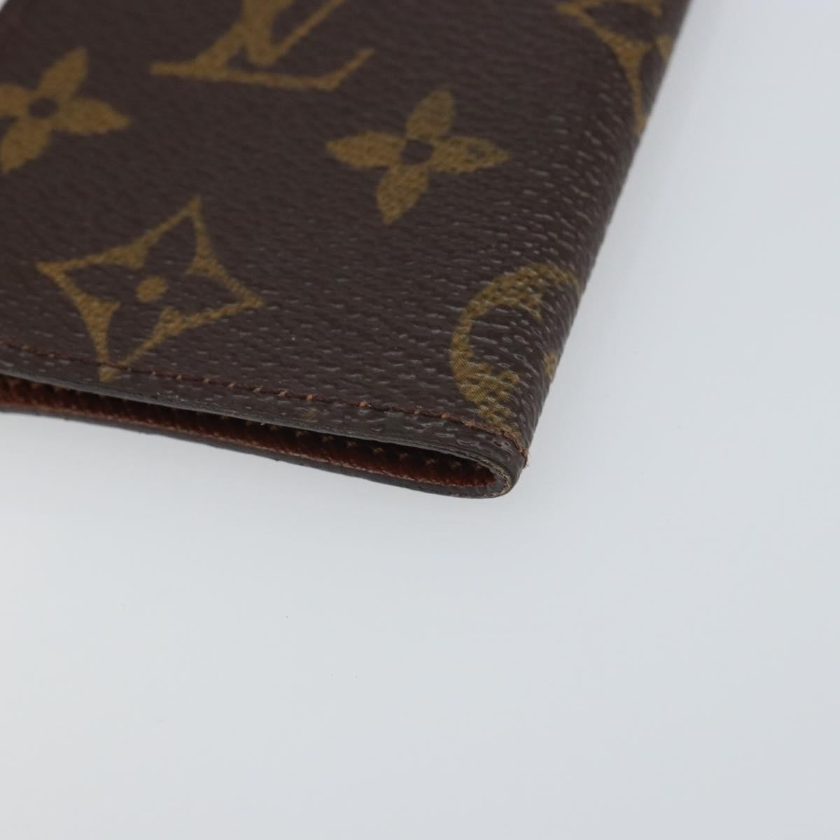 Louis Vuitton Porte Cartes Pression Card Case Monogram Canvas, Brown, Canvas, Card Holder