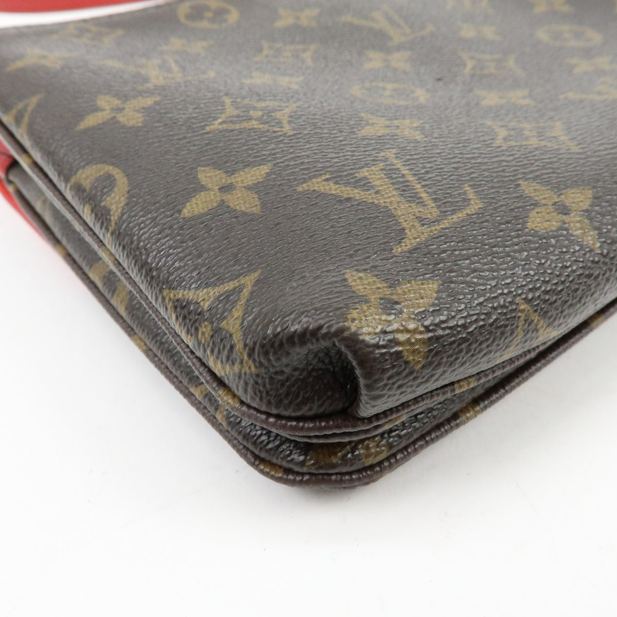 Louis Vuitton Twice Monogram Canvas and Leather, Brown, Canvas, Handbag