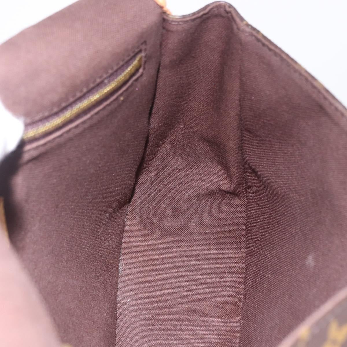 Louis Vuitton Menilmontant Monogram Canvas, Brown, Canvas, Handbag
