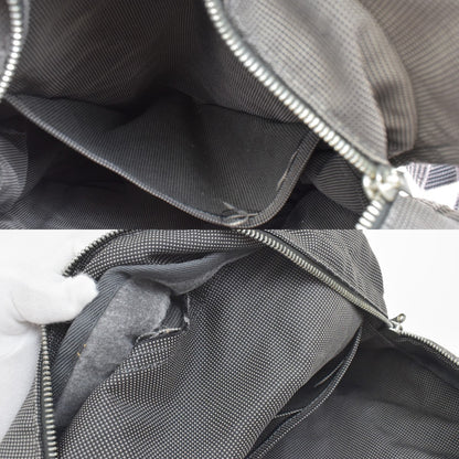 Hermes Herline Canvas, Gray, Canvas, Backpack