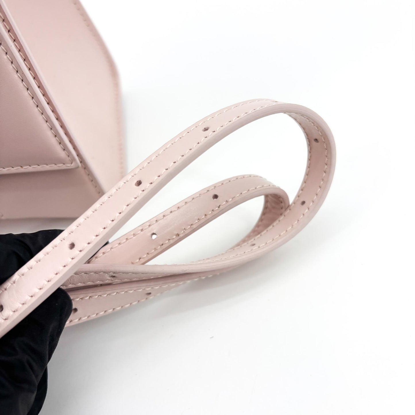 Balenciaga Hourglass Top Handle Leather, Pink, Leather, Handbag