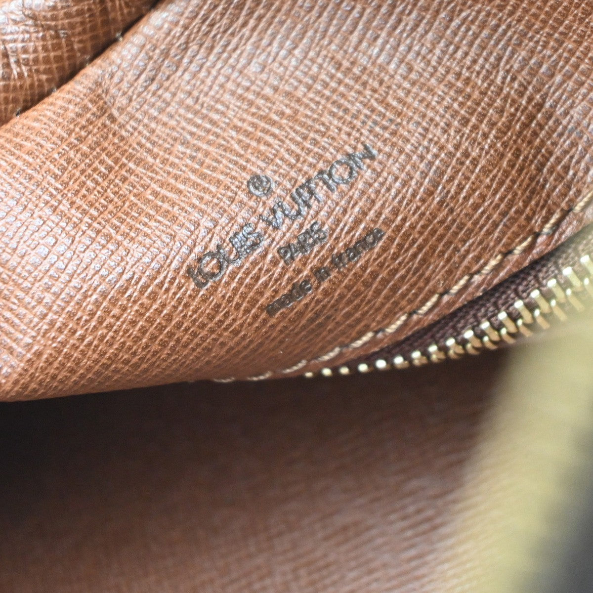 Louis Vuitton Boulogne Monogram Canvas, Brown, Canvas, Handbag