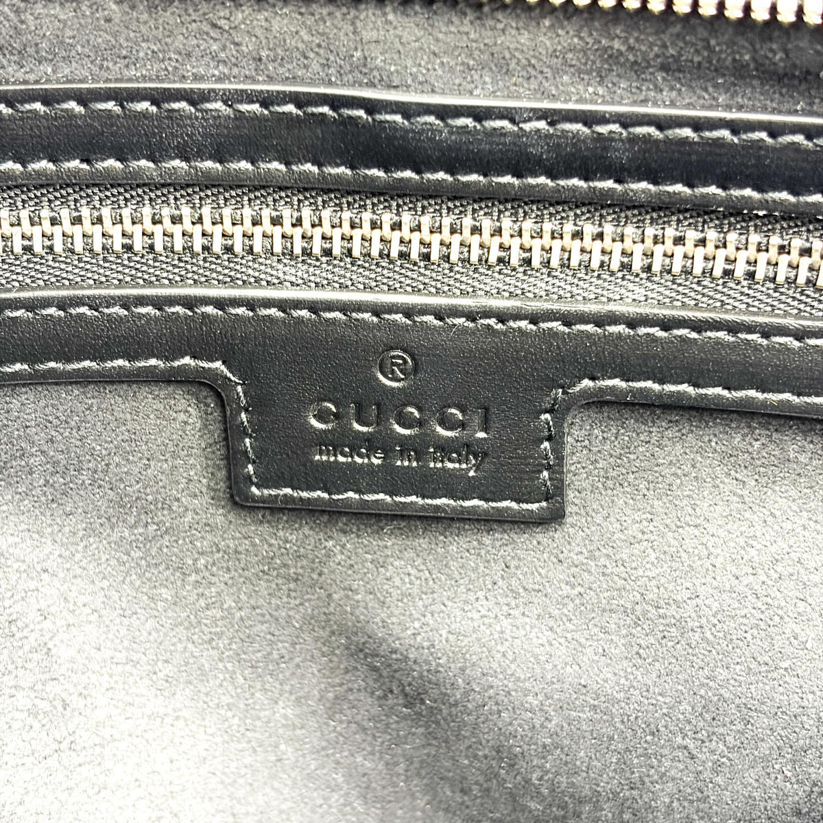 Gucci Petite GG Quilted Leather, Black, Leather, Tote Bag