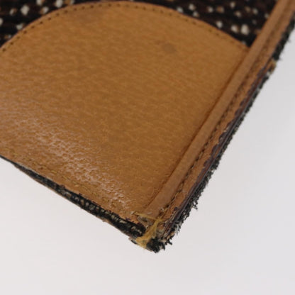 Prada Convertible Open Tweed, Brown, Canvas, Tote Bag