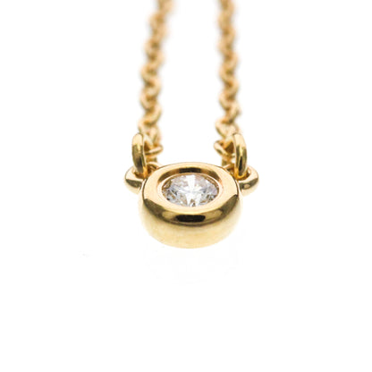 Tiffany & Co. Elsa Peretti Diamonds By The Yard 18K Pink Gold with Diamond, Gold, Pink Gold, Necklace