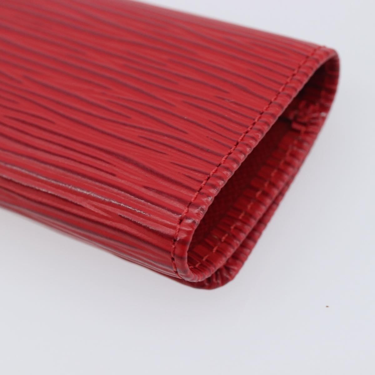Louis Vuitton Multiclés 4 Cuir verni, Red, Leather, Wallet