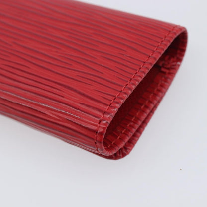 Louis Vuitton Multiclés 4 Cuir verni, Red, Leather, Wallet