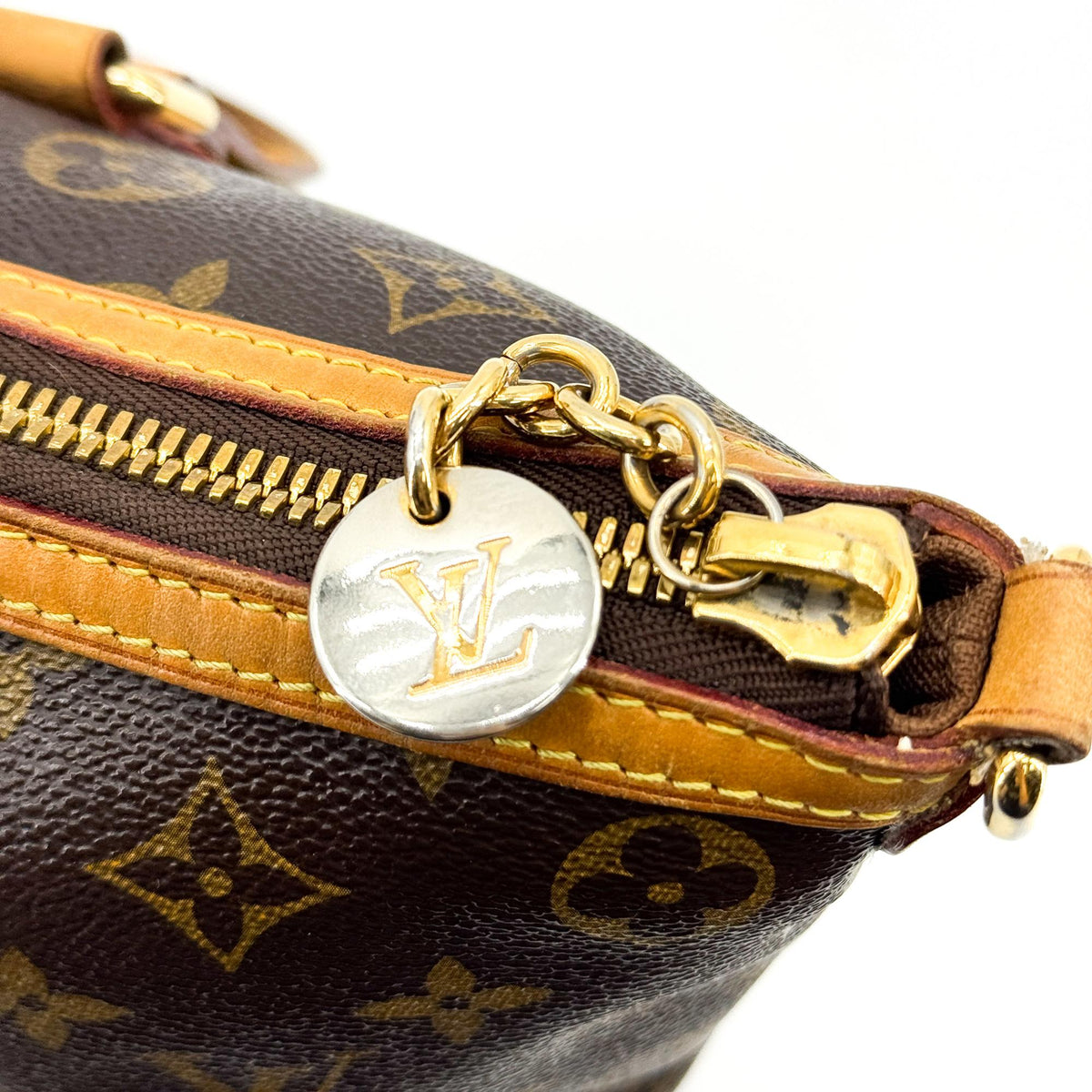 Louis Vuitton Palermo Monogram Canvas, Brown, Canvas, Handbag