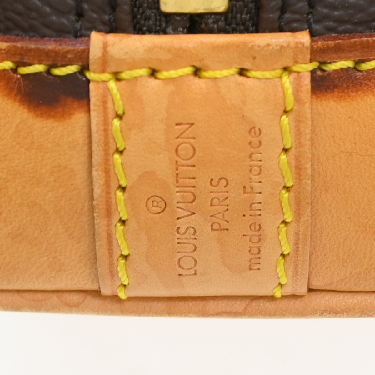 Louis Vuitton Alma Monogram Canvas, Brown, Canvas, Handbag