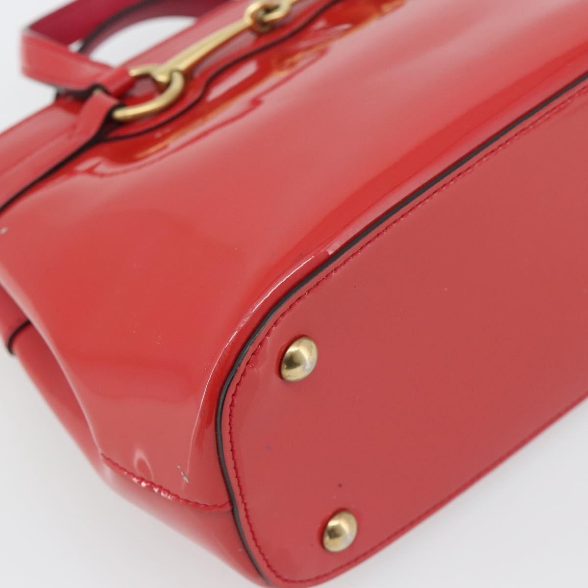 Gucci Bright Bit Convertible Tote Patent, Pink, Patent Leather, Tote Bag