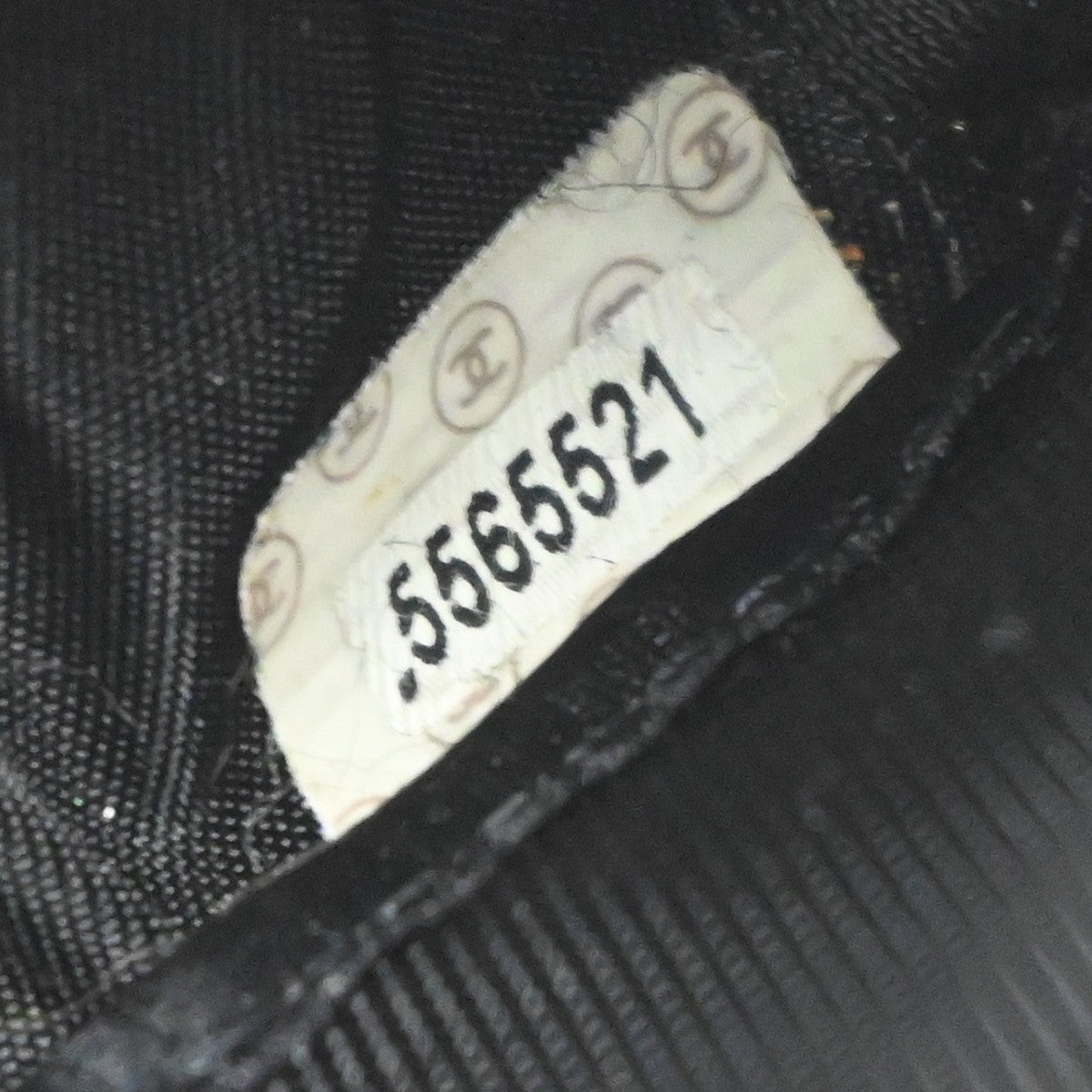 Chanel Millennium 2005 Jersey, Black, Canvas, Handbag