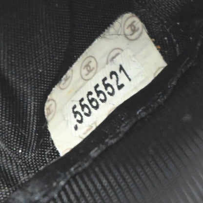 Chanel Millennium 2005 Jersey, Black, Canvas, Handbag
