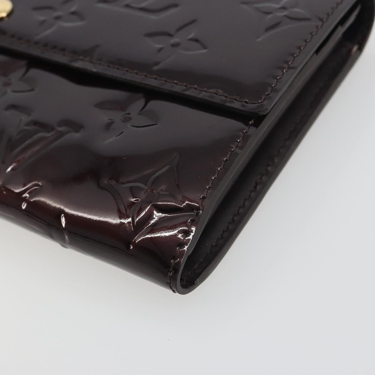 Louis Vuitton Sarah Monogram Vernis, Burgundy, Patent Leather, Clutch