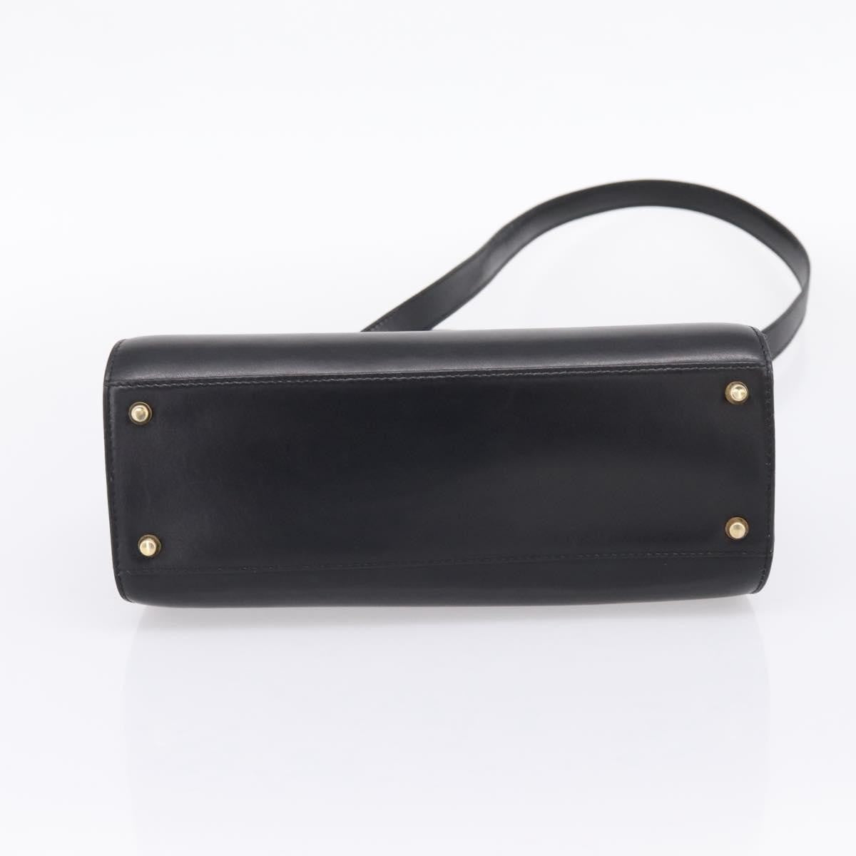 Christian Dior Shoulder Leather, Black, Leather, Shoulder Bag