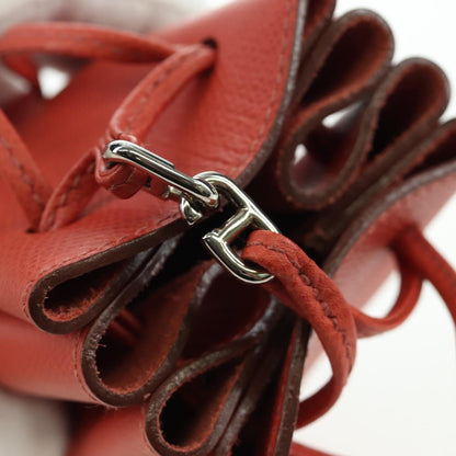 Hermes Vespa Leather, Red, Leather, Clutch