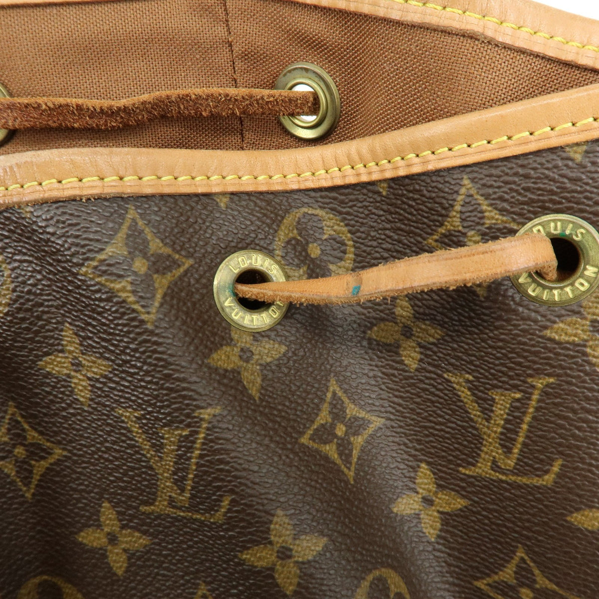 Louis Vuitton Vintage Montsouris Monogram Canvas, Brown, Canvas, Backpack