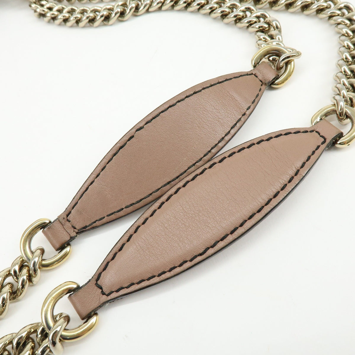Gucci Emily Chain Flap Guccissima Leather, Pink, Leather, Handbag
