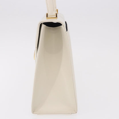 Saint Laurent Vintage handbag Leather, White, Leather, Handbag