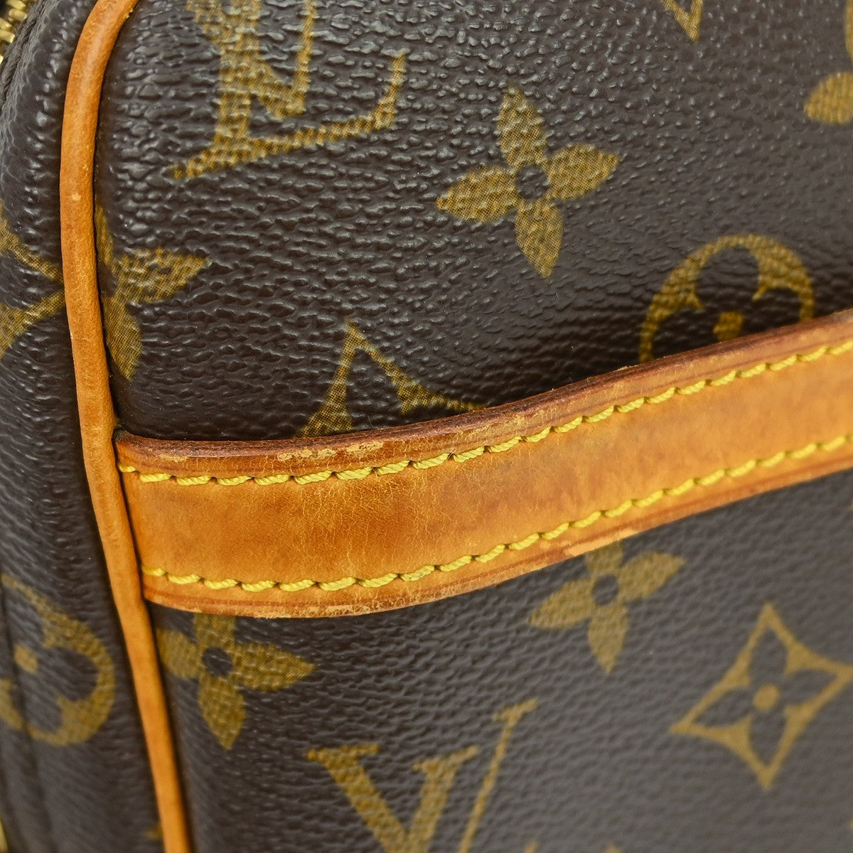 Louis Vuitton Reporter Monogram, Brown, Canvas, Shoulder Bag