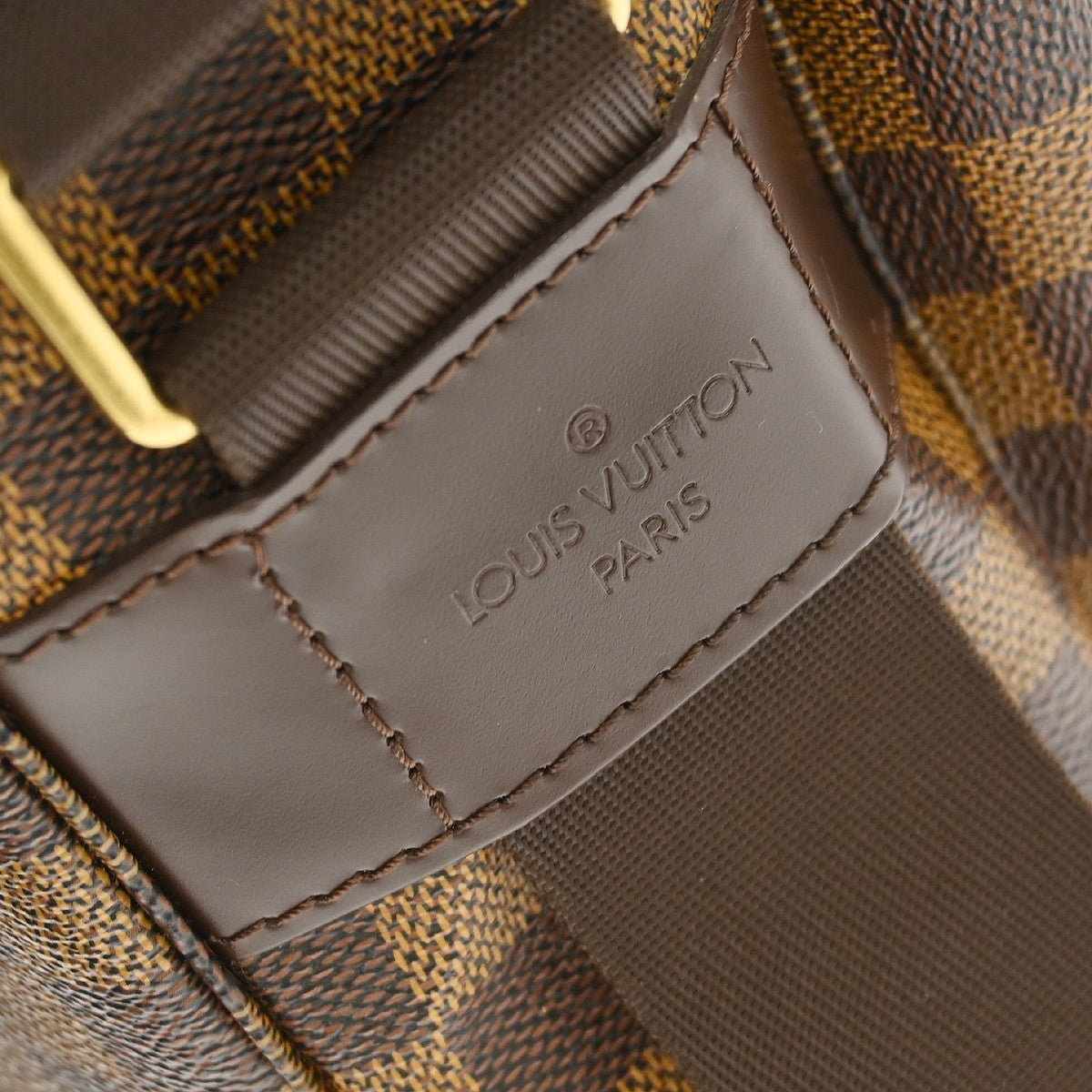 Louis Vuitton Broadway Damier Ebene, Brown, Canvas, Handbag