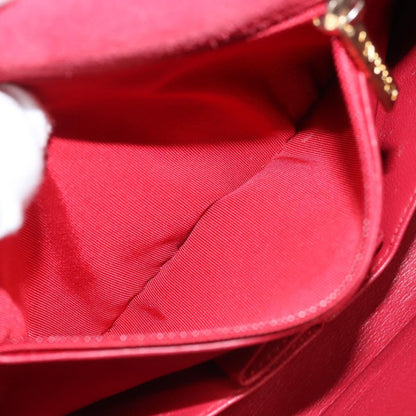 Chanel Chain Flap Shoulder Bag Suede, PINK, SUEDE, Shoulder bag