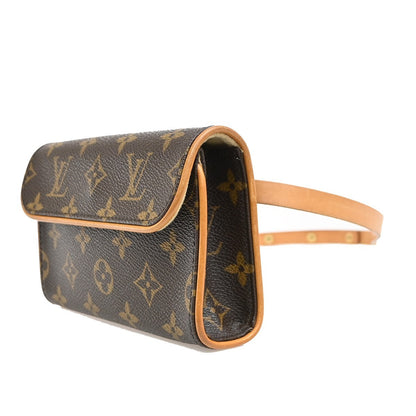 Louis Vuitton Florentine Waist Monogram Canvas, Brown, Canvas, Handbag