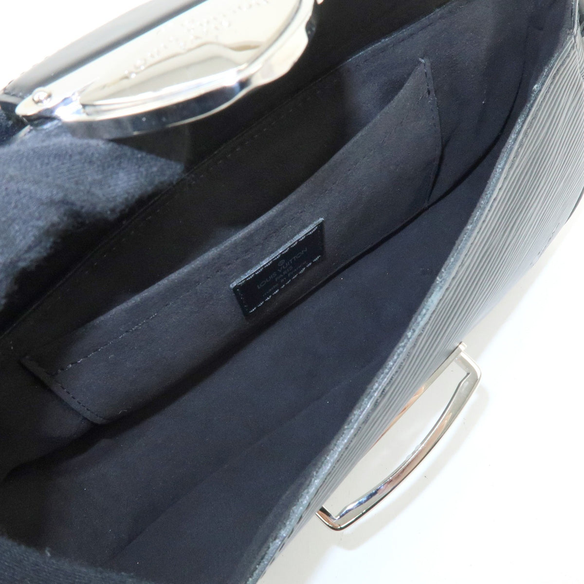 Louis Vuitton Montaigne Clutch Epi Leather, Black, Leather, Clutch