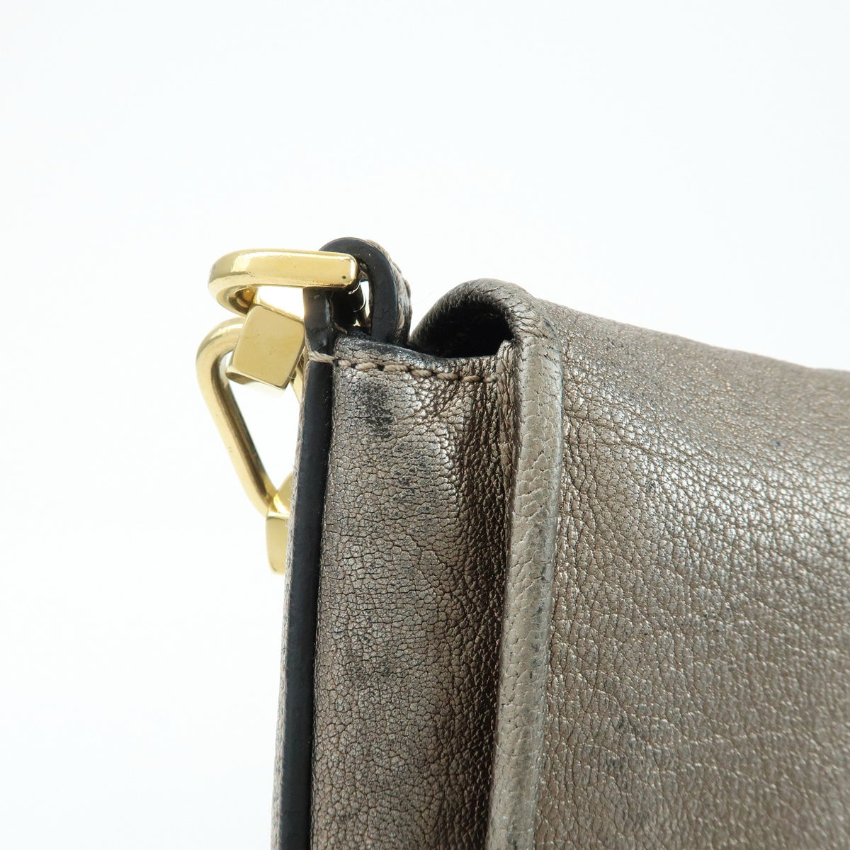 Loewe Shoulder bag Leather, Silver, Leather, Shoulder Bag