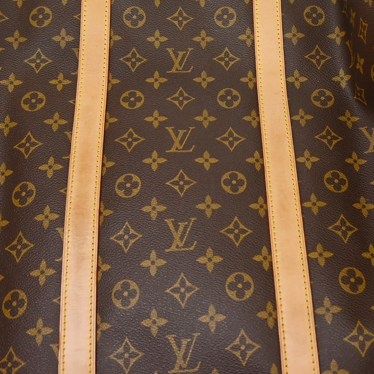 Louis Vuitton Keepall Monogram Canvas, Brown, Canvas, Travel Bag