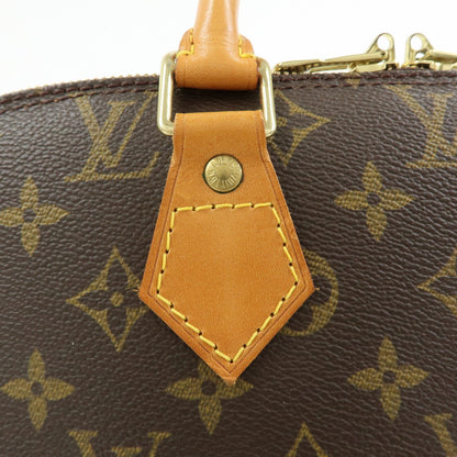 Louis Vuitton Alma Monogram Canvas, Brown, Canvas, Handbag