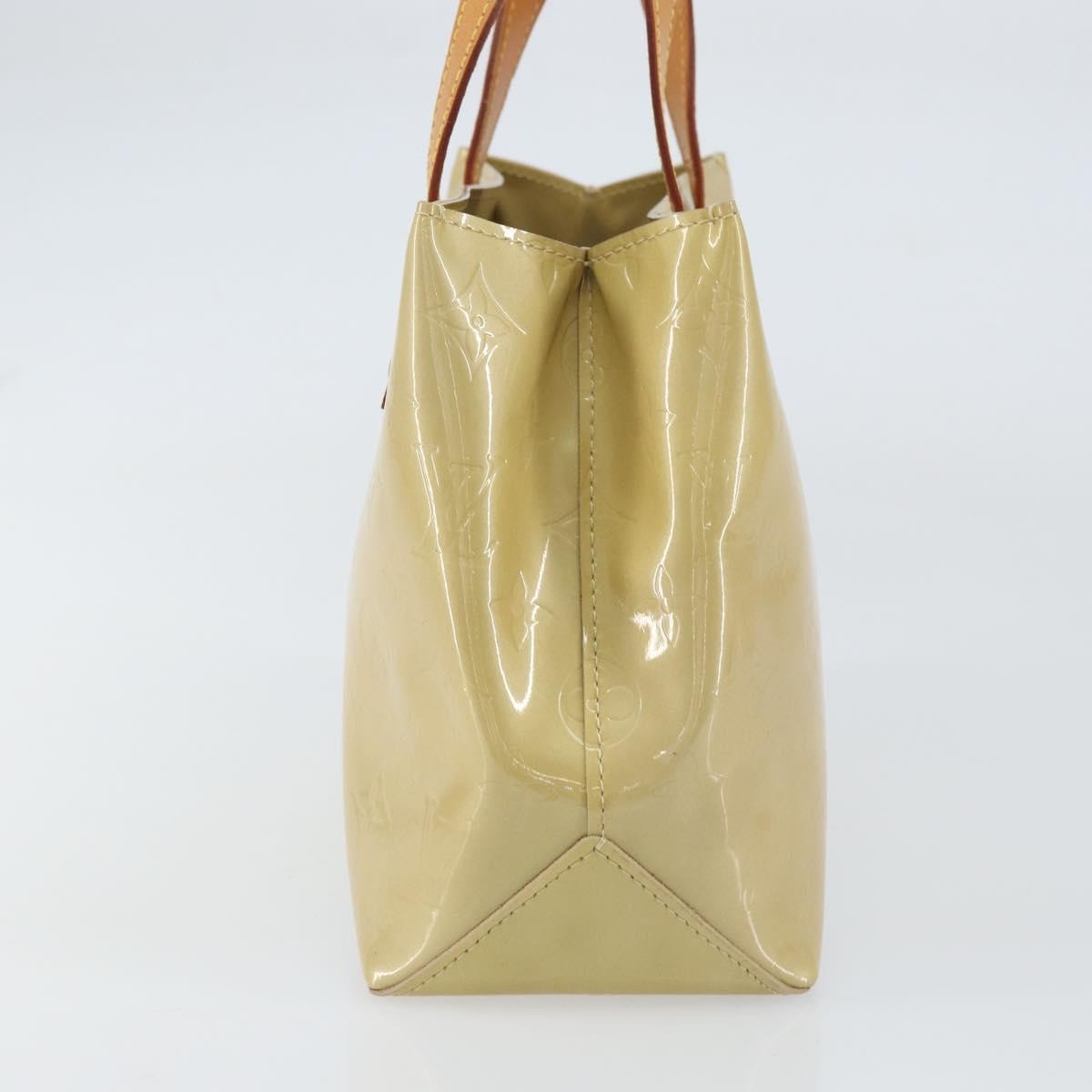 Louis Vuitton Reade Monogram Vernis, Beige, Patent Leather, Handbag