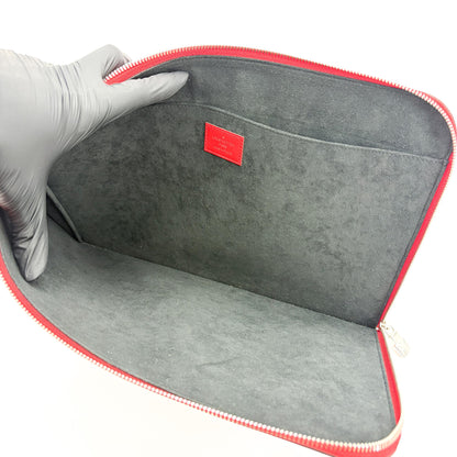 Louis Vuitton Pochette Jour Limited Edition Supreme Epi Leather, Red, Leather, Clutch