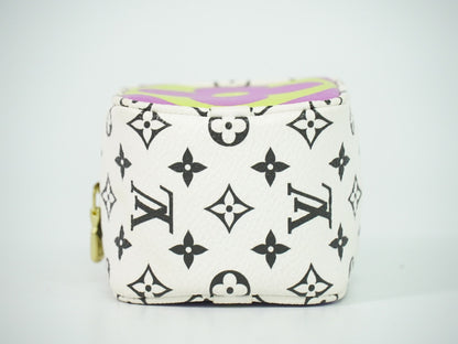 Louis Vuitton Cube Coin Purse Limited Edition Colored Monogram Giant, Multicolour, Canvas, Clutch