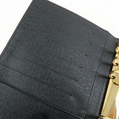 Louis Vuitton Ring Agenda Cover Epi Leather, Black, Leather, Briefcase