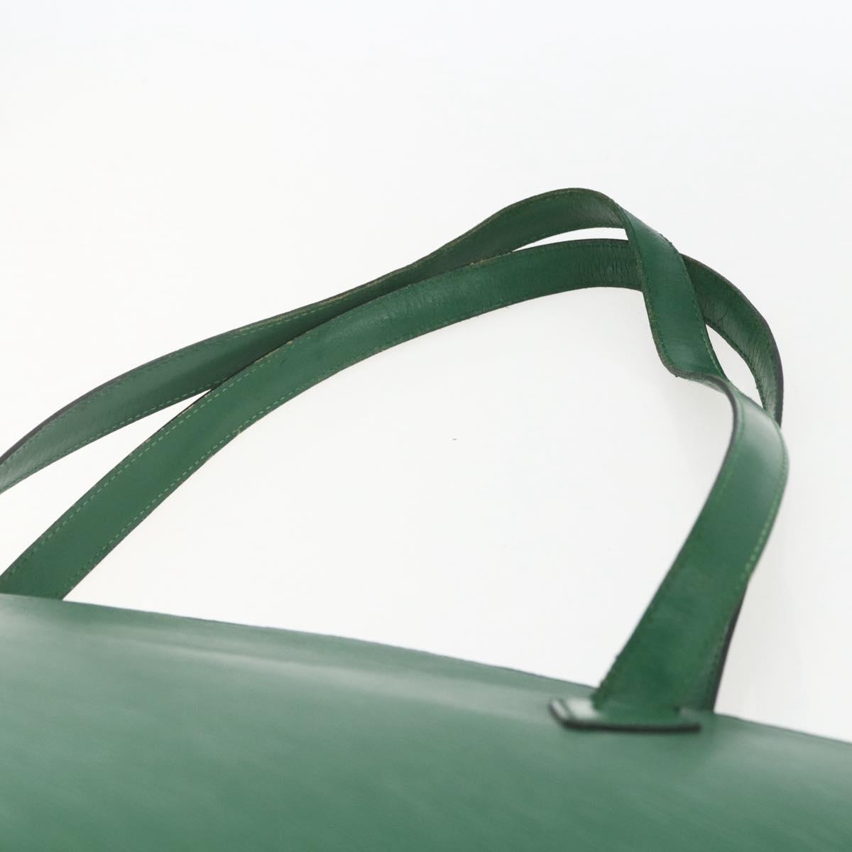 Louis Vuitton Saint Jacques Handbag Epi Leather, GREEN, LEATHER, Shoulder bag