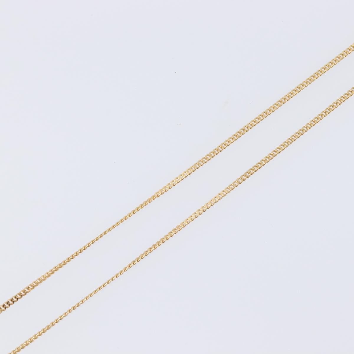 Christian Dior CD Long Metal with Beads, Gold, Metal, Necklace