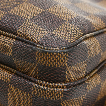 Louis Vuitton Naviglio Damier, Brown, Canvas, Shoulder Bag