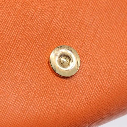 Salvatore Ferragamo Vala Leather, Orange, Leather, Shoulder Bag