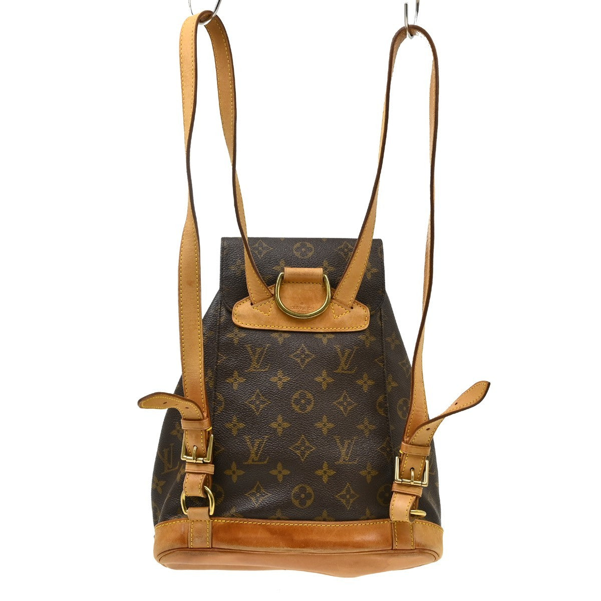 Louis Vuitton Montsouris Monogram, Brown, Canvas, Backpack