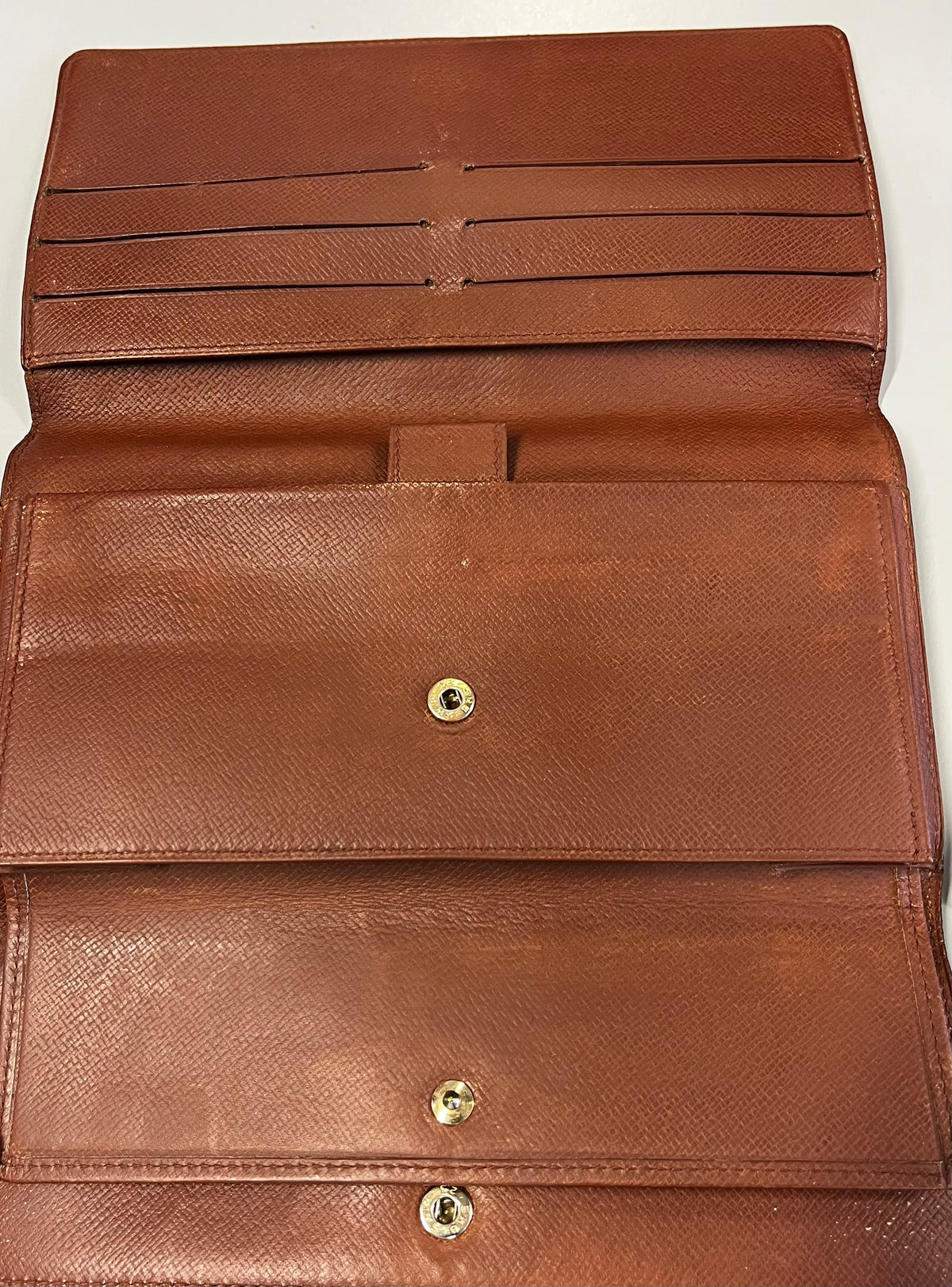 Louis Vuitton Sarah Monogram Canvas, Brown, Canvas, Clutch