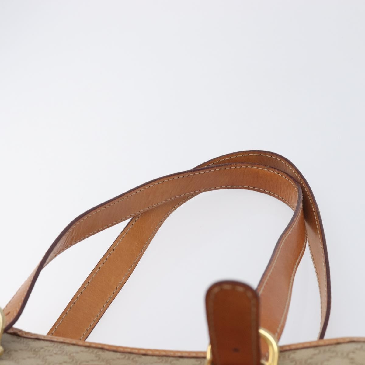 Celine Macadam Canvas and Leather, Beige, Canvas, Tote Bag