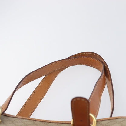 Celine Macadam Canvas and Leather, Beige, Canvas, Tote Bag