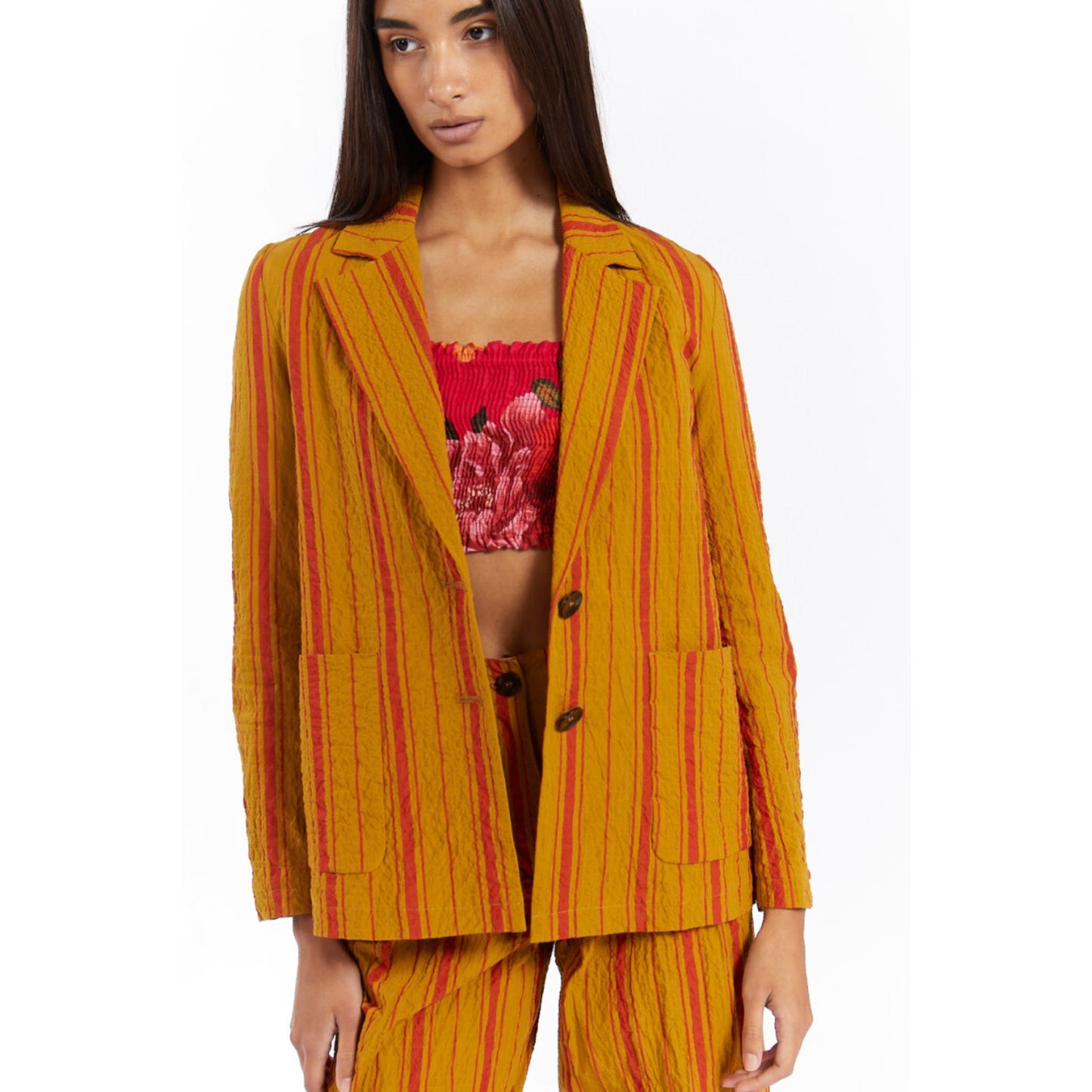 Liviana Conti Floral Silk Blouse
