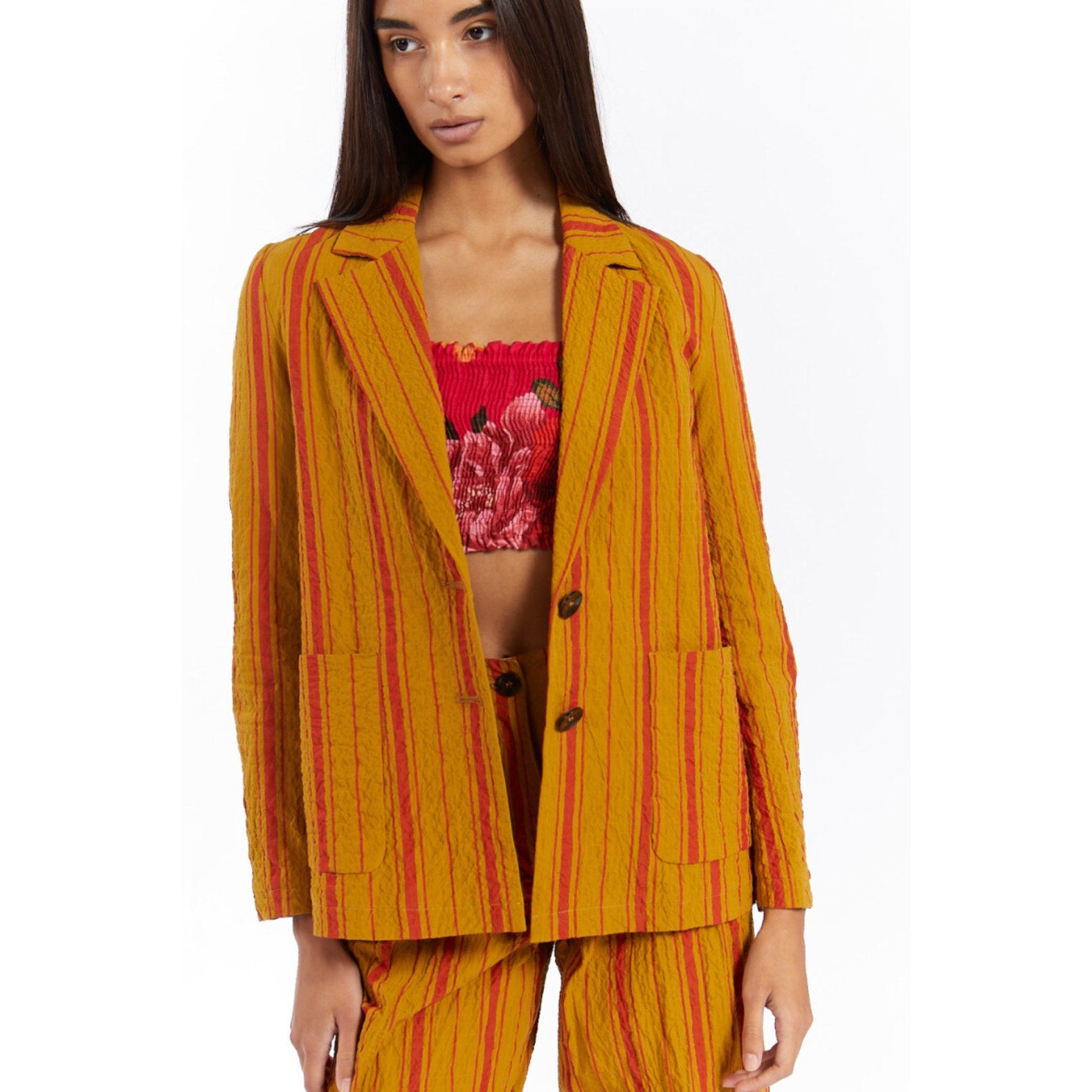 Liviana Conti Floral Silk Blouse