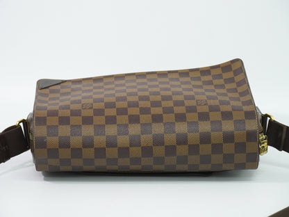 Louis Vuitton Shelton Messenger Damier Ebene, Brown, Canvas, Shoulder Bag