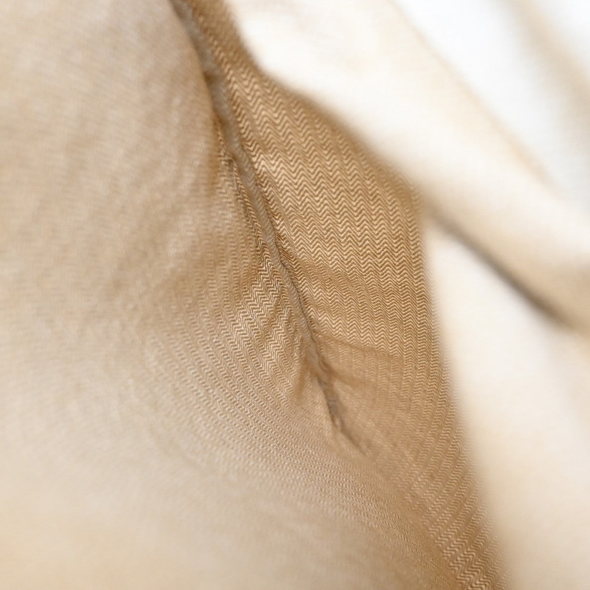 Hermes Aline Toile, Beige, Cotton, Handbag