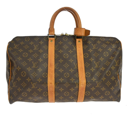 Louis Vuitton Keepall Monogram Canvas, Brown, Canvas, Travel Bag