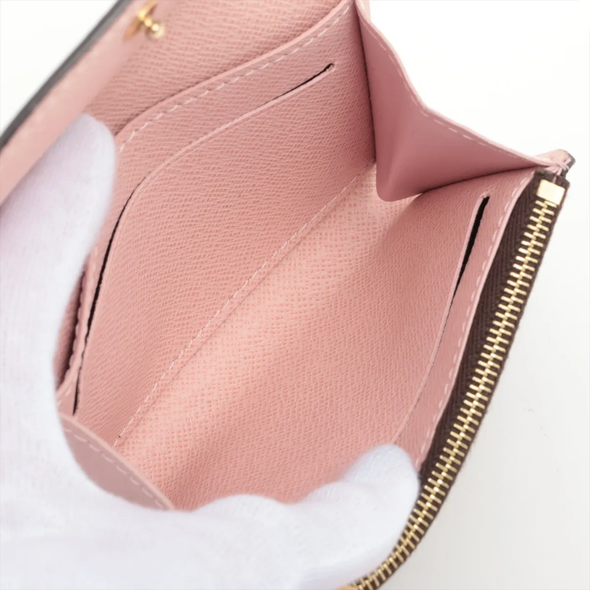 Louis Vuitton Zipped Wallet Monogram Eclipse Canvas, BROWN, LEATHER, Wallets